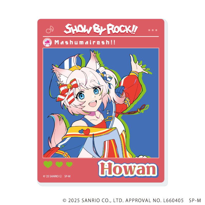 アクリルカード「SHOW BY ROCK!!」41/カラフルポップver. ブラインド(12種)(描き下ろしイラスト)