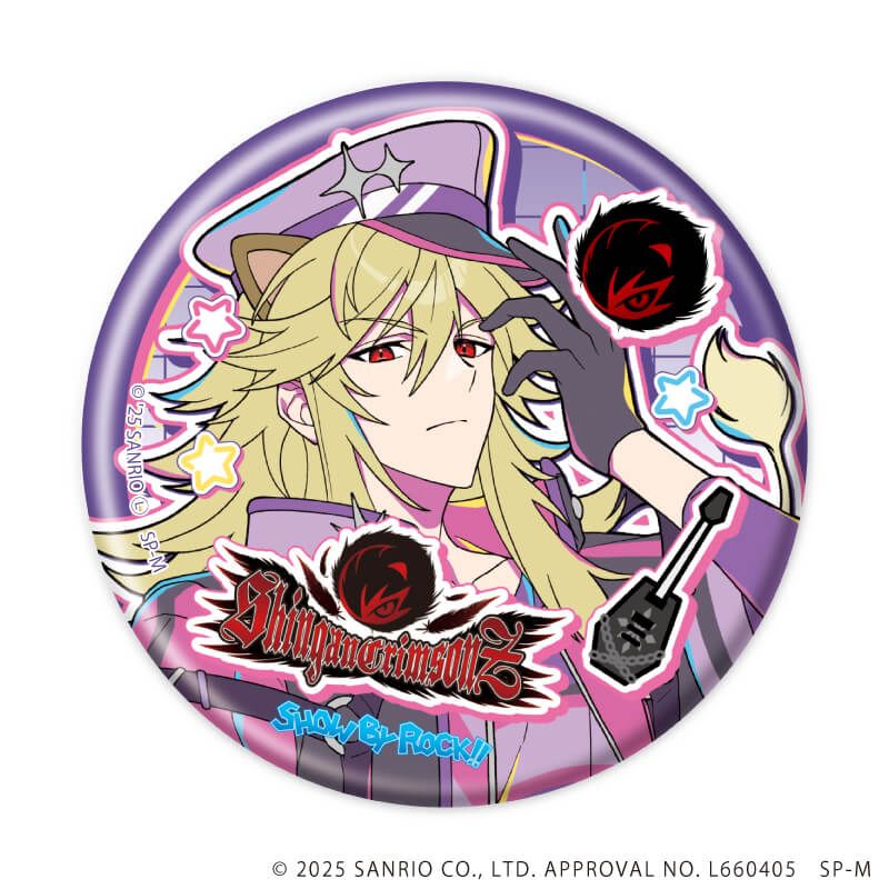 缶バッジ「SHOW BY ROCK!!」48/カラフルポップver. ブラインド(12種)(描き下ろしイラスト)