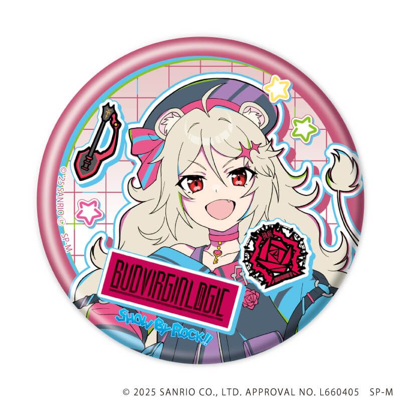 缶バッジ「SHOW BY ROCK!!」48/カラフルポップver. ブラインド(12種)(描き下ろしイラスト)