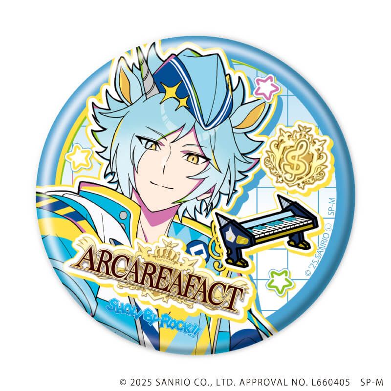 缶バッジ「SHOW BY ROCK!!」48/カラフルポップver. ブラインド(12種)(描き下ろしイラスト)