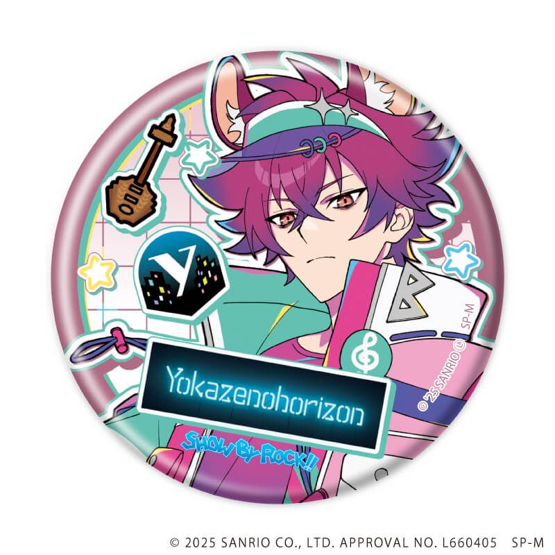 缶バッジ「SHOW BY ROCK!!」48/カラフルポップver. ブラインド(12種)(描き下ろしイラスト)