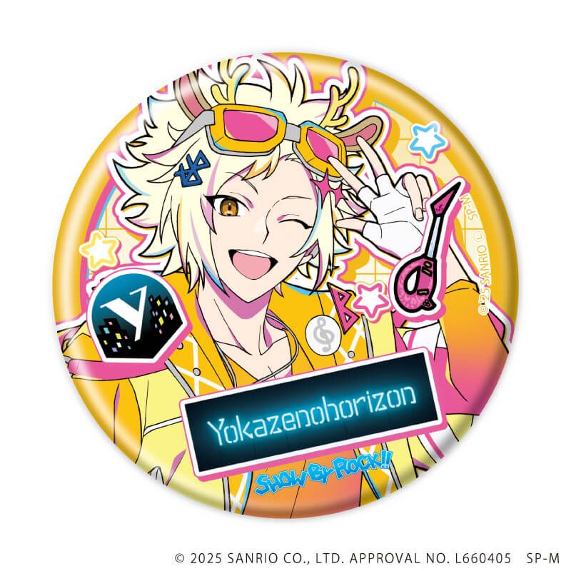 缶バッジ「SHOW BY ROCK!!」48/カラフルポップver. ブラインド(12種)(描き下ろしイラスト)