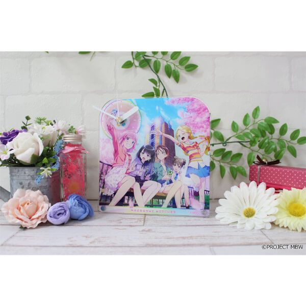 前橋ウィッチーズ アクリル置時計