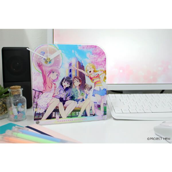 前橋ウィッチーズ アクリル置時計