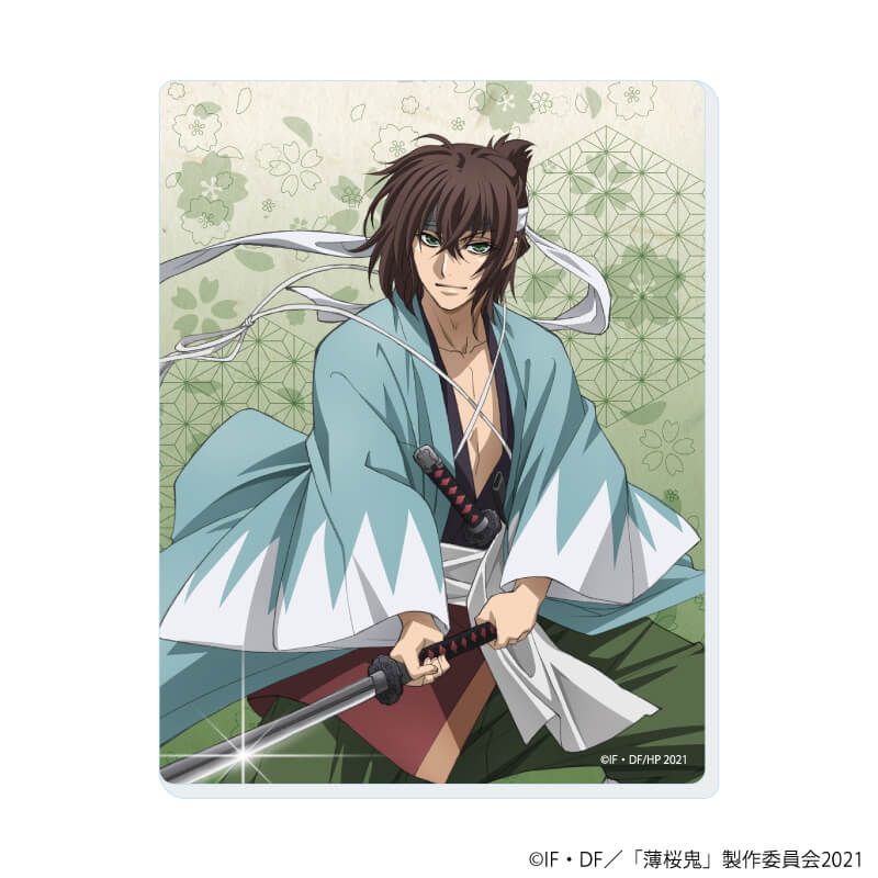アクリルカード「TVアニメ『薄桜鬼』」01/ブラインド(5種)(描き下ろしイラスト)