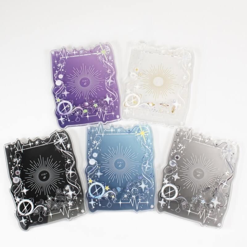 アクリルフレーム03/星柄（ブラック）【推し活】