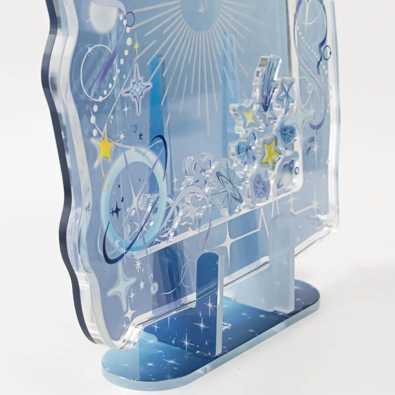 アクリルフレーム03/星柄（ブラック）【推し活】