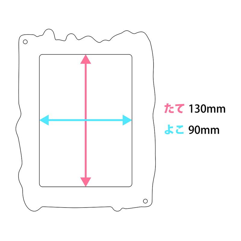 アクリルフレーム03/星柄（ブラック）【推し活】