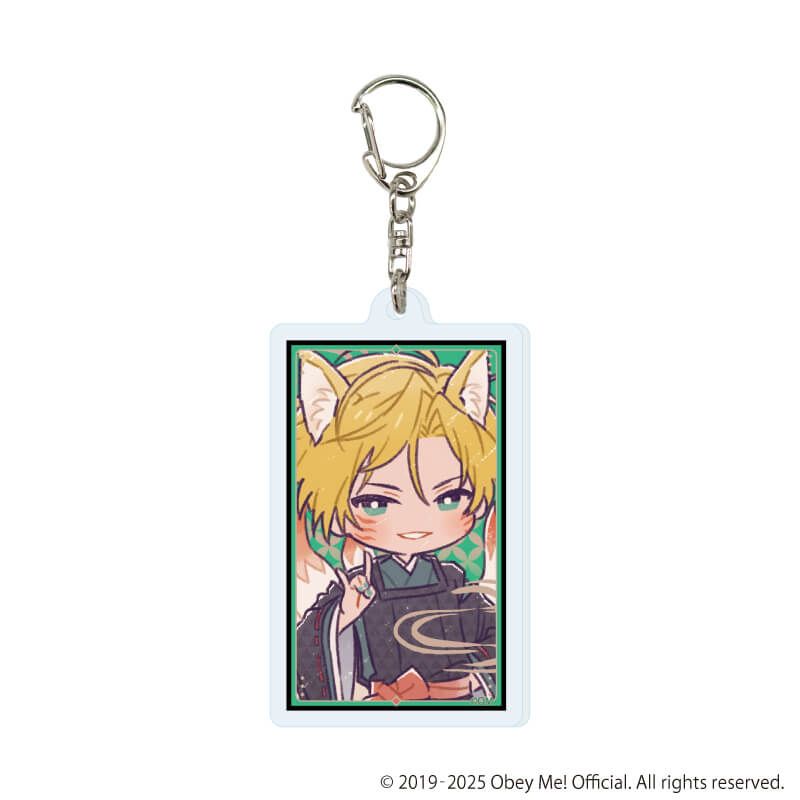 アクリルキーホルダー「Obey Me! Nightbringer」15/百鬼夜行ver. ブラインド(7種)(レトロアートイラスト)