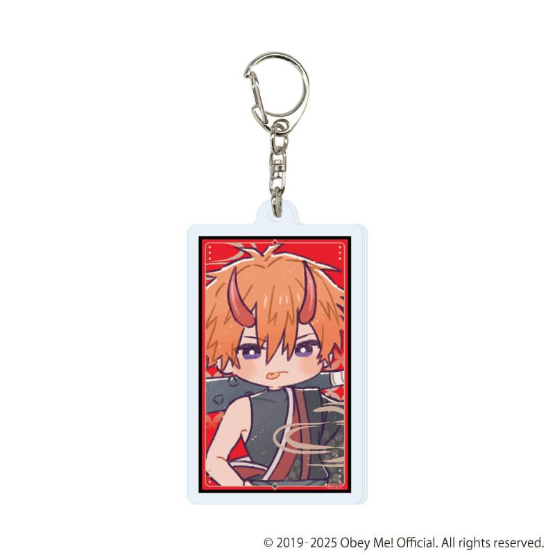 アクリルキーホルダー「Obey Me! Nightbringer」15/百鬼夜行ver. ブラインド(7種)(レトロアートイラスト)