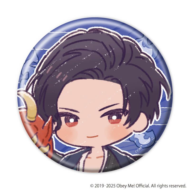 缶バッジ「Obey Me! Nightbringer」27/百鬼夜行ver. ブラインド(7種)(レトロアートイラスト)