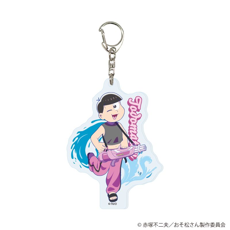 アクリルキーホルダー「おそ松さん」01/ウォーターフェスver. コンプリートセット(全6種)(描き下ろしイラスト)