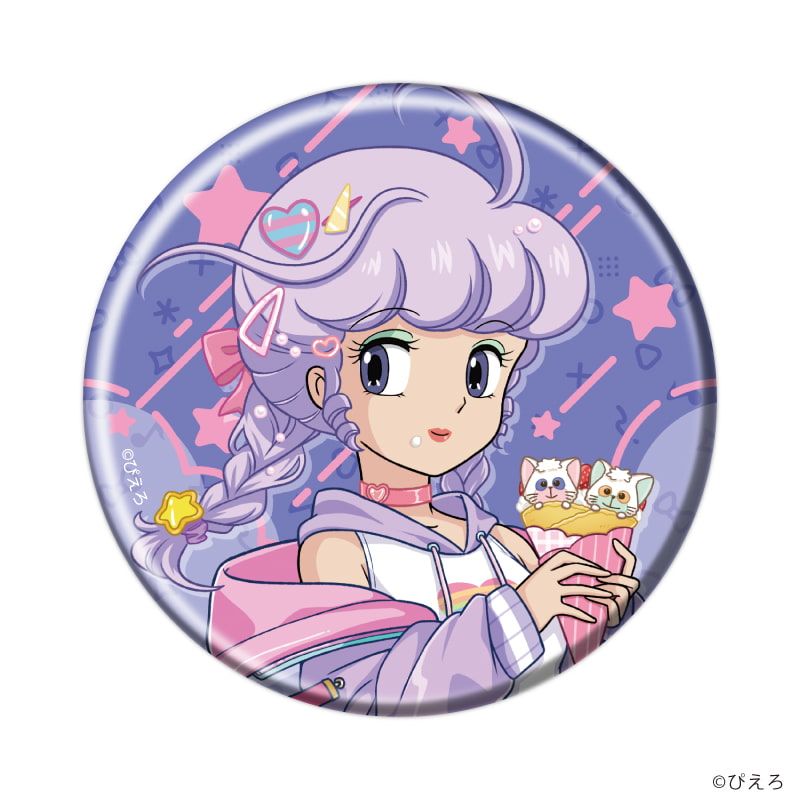 缶バッジ「魔法の天使クリィミーマミ」10/食べ歩きスイーツver. コンプリートBOX(全5種)(描き下ろしイラスト)