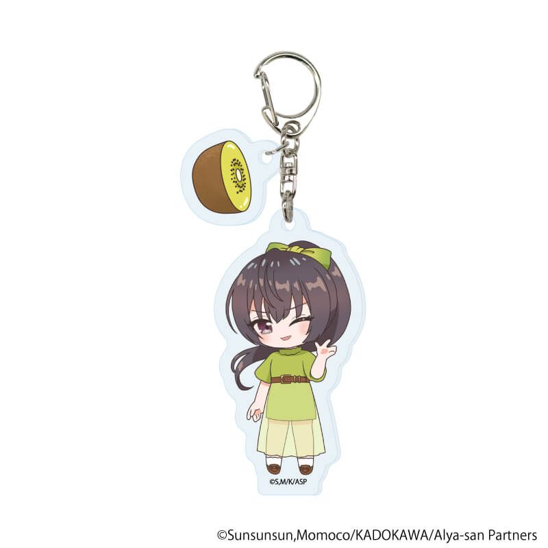 パーツ付きアクリルキーホルダー「時々ボソッとロシア語でデレる隣のアーリャさん」01/フルーツ×アニマルver.　コンプリートBOX(全8種)(POP Artイラスト)