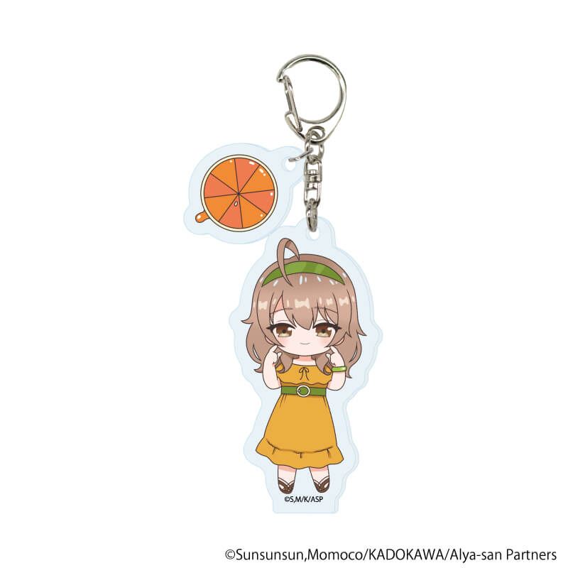 パーツ付きアクリルキーホルダー「時々ボソッとロシア語でデレる隣のアーリャさん」01/フルーツ×アニマルver.　コンプリートBOX(全8種)(POP Artイラスト)