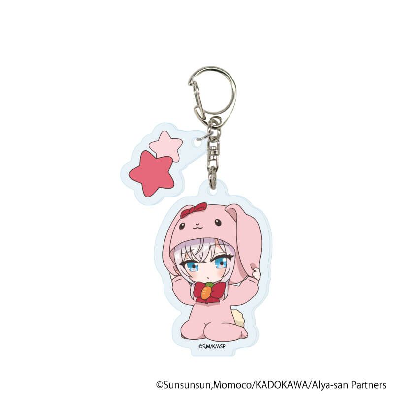 パーツ付きアクリルキーホルダー「時々ボソッとロシア語でデレる隣のアーリャさん」01/フルーツ×アニマルver.　コンプリートBOX(全8種)(POP Artイラスト)