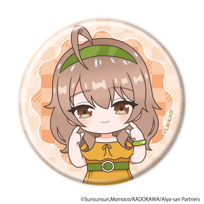 缶バッジ「時々ボソッとロシア語でデレる隣のアーリャさん」03/フルーツ×アニマルver.　ブラインド(8種)(POP Artイラスト)