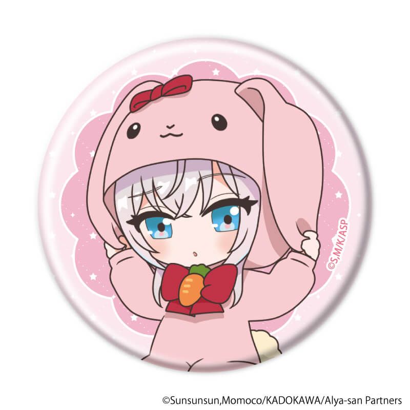 缶バッジ「時々ボソッとロシア語でデレる隣のアーリャさん」03/フルーツ×アニマルver.　ブラインド(8種)(POP Artイラスト)