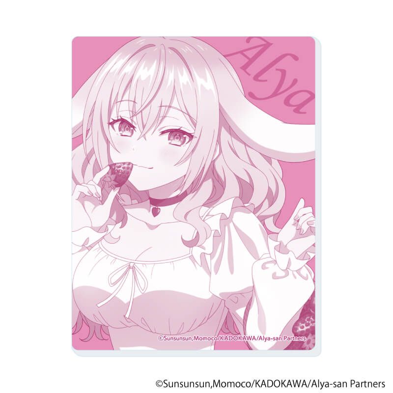 アクリルカード「時々ボソッとロシア語でデレる隣のアーリャさん」02/フルーツ×アニマルver.　ブラインド(6種)(描き下ろしイラスト)