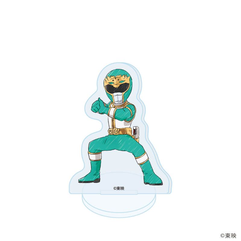 アクリルぷちスタンド「五星戦隊ダイレンジャー」01/ブラインド(6種)(グラフアートイラスト)