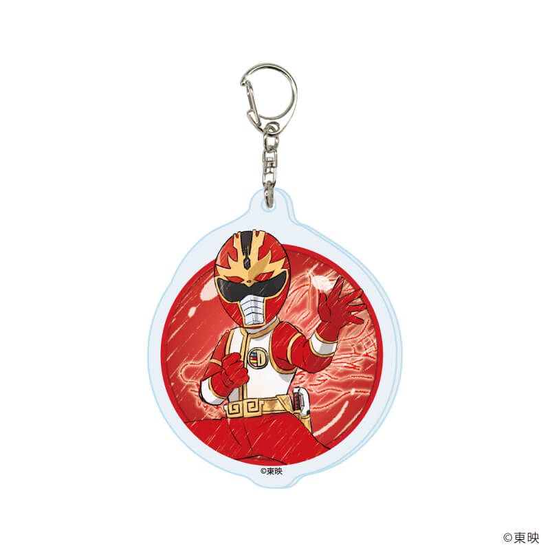 アクリルキーホルダー「五星戦隊ダイレンジャー」01/ブラインド(6種)(グラフアートイラスト)