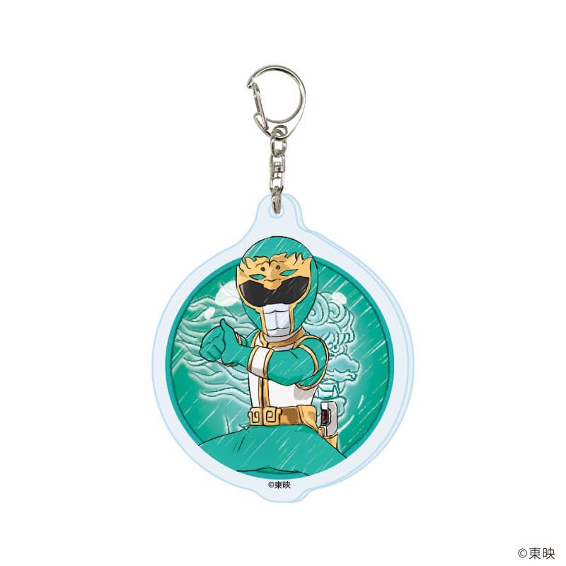 アクリルキーホルダー「五星戦隊ダイレンジャー」01/ブラインド(6種)(グラフアートイラスト)