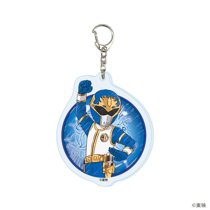 アクリルキーホルダー「五星戦隊ダイレンジャー」01/ブラインド(6種)(グラフアートイラスト)