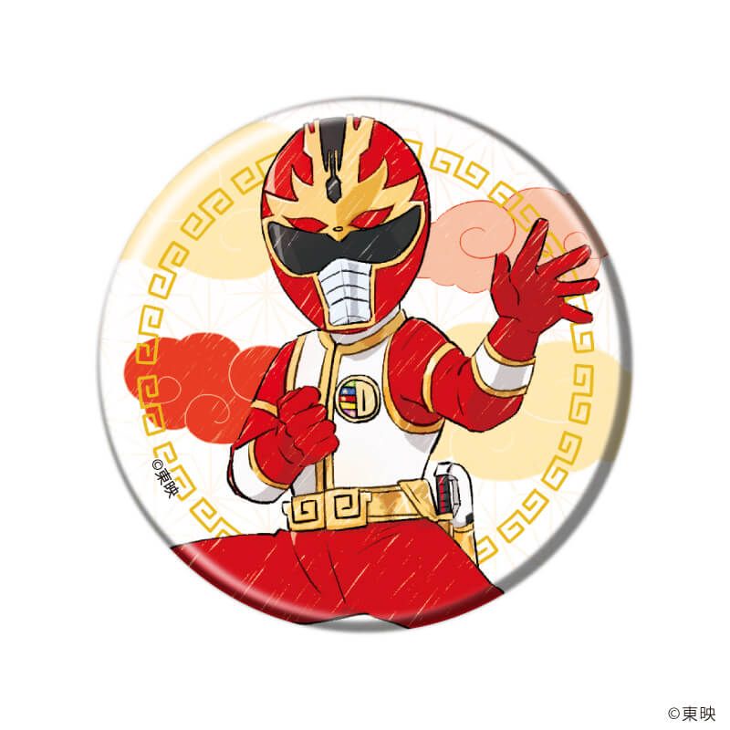 缶バッジ「五星戦隊ダイレンジャー」01/ブラインド(6種)(グラフアートイラスト)