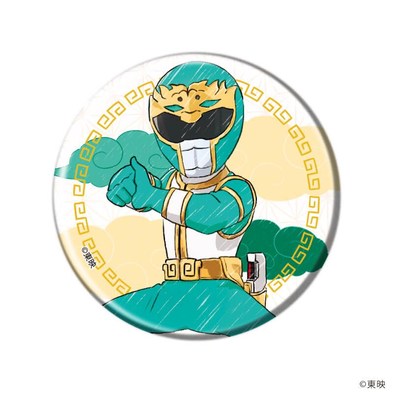 缶バッジ「五星戦隊ダイレンジャー」01/ブラインド(6種)(グラフアートイラスト)