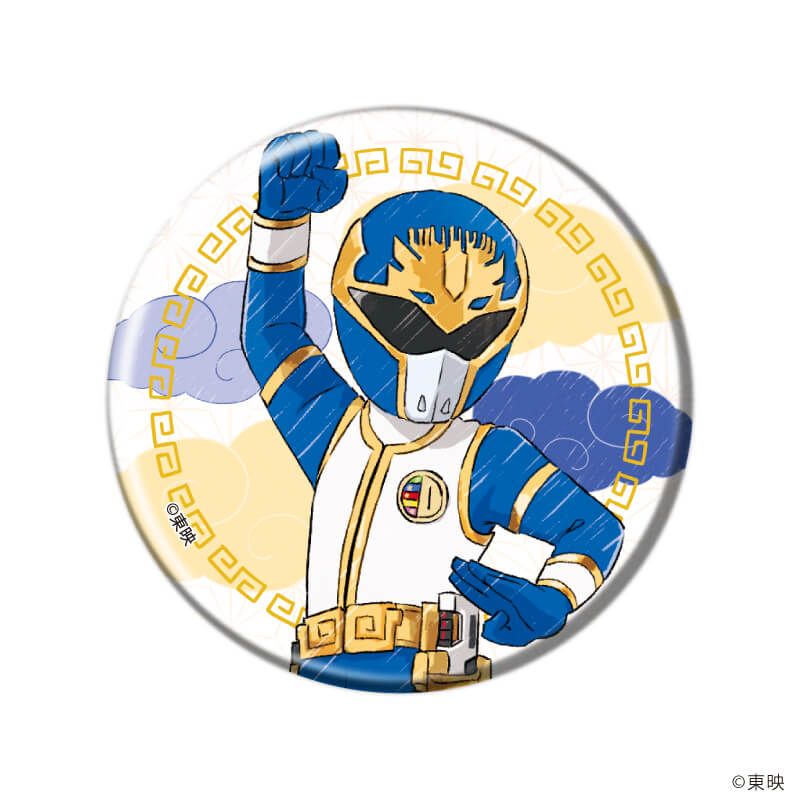 缶バッジ「五星戦隊ダイレンジャー」01/ブラインド(6種)(グラフアートイラスト)