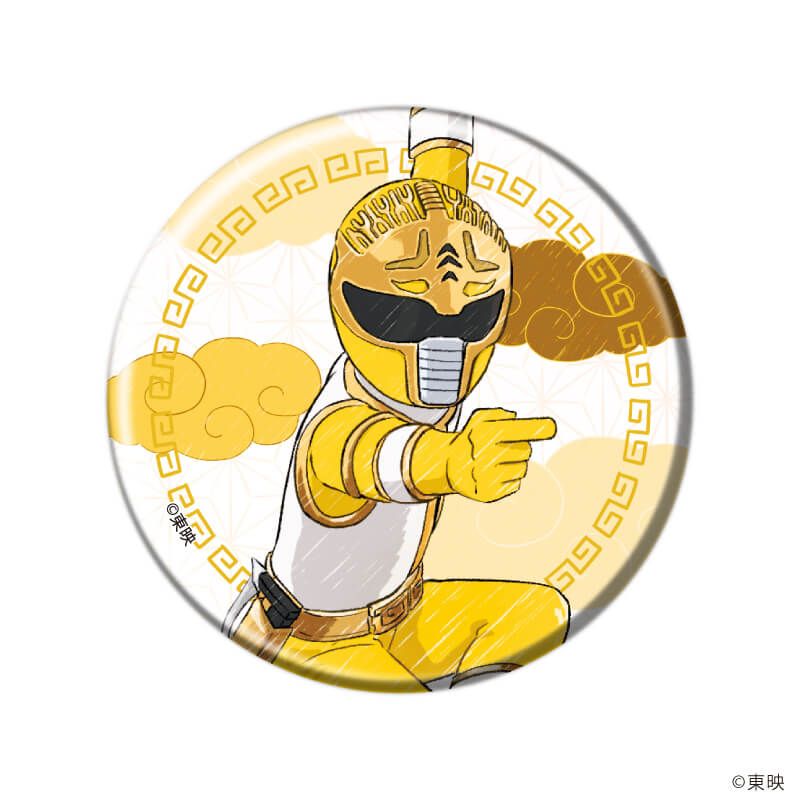 缶バッジ「五星戦隊ダイレンジャー」01/ブラインド(6種)(グラフアートイラスト)