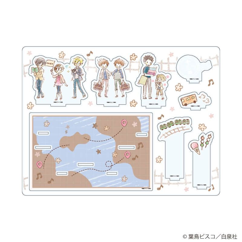 アクリルジオラマ「桜蘭高校ホスト部」02/集合デザイン 旅ver.