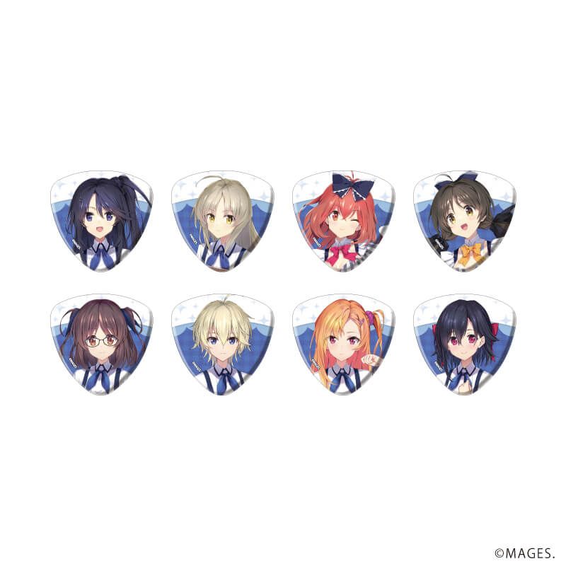 ピック型缶バッジ「メモリーズオフシリーズ」01/ブラインド(8種)(公式&描き下ろしイラスト)