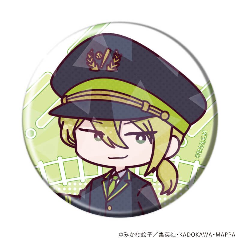 ホログラム缶バッジ(57mm)「TVアニメ『忘却バッテリー』」02/駅員風ver.　コンプリートBOX(全9種)(POP Artイラスト)