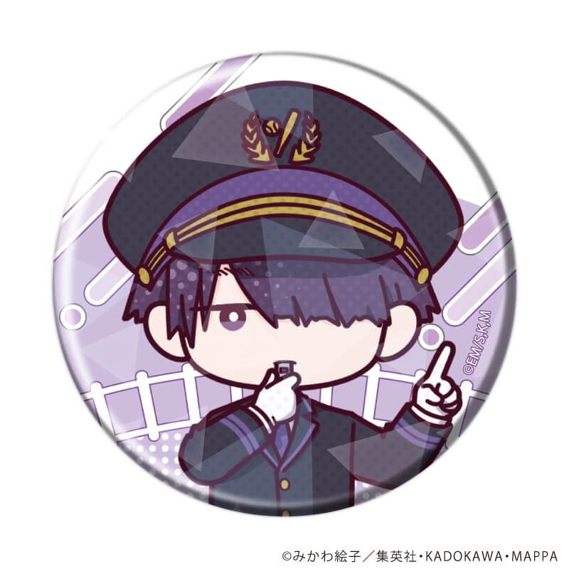 ホログラム缶バッジ(57mm)「TVアニメ『忘却バッテリー』」02/駅員風ver.　コンプリートBOX(全9種)(POP Artイラスト)