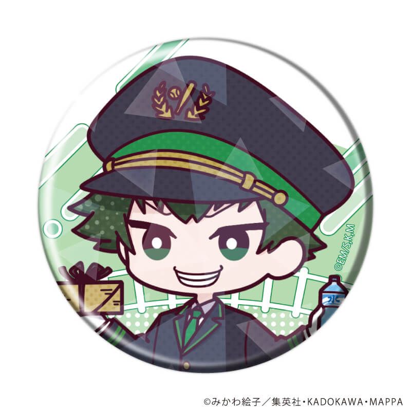 ホログラム缶バッジ(57mm)「TVアニメ『忘却バッテリー』」02/駅員風ver.　コンプリートBOX(全9種)(POP Artイラスト)