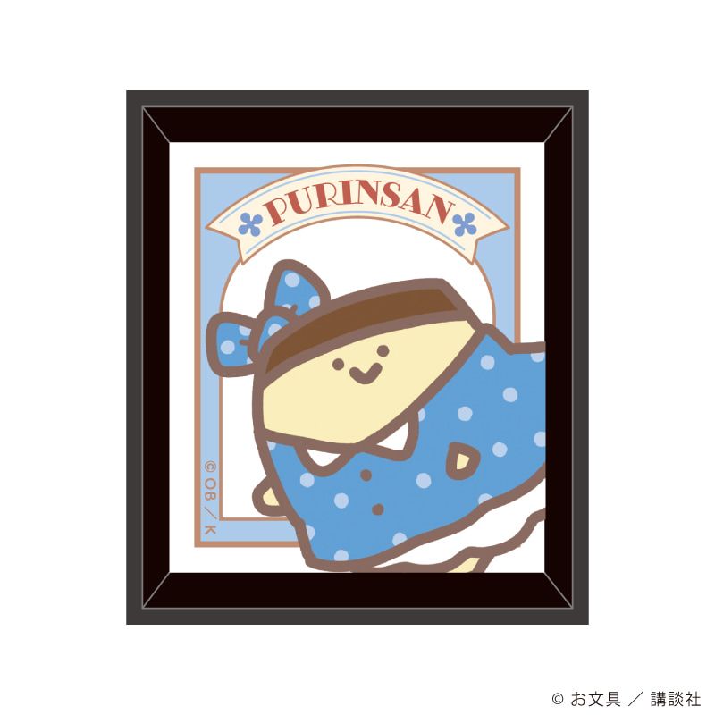 フレームマグネットミラー「お文具といっしょ」01/レトロポップver. ブラインド(5種)(描き下ろしイラスト)