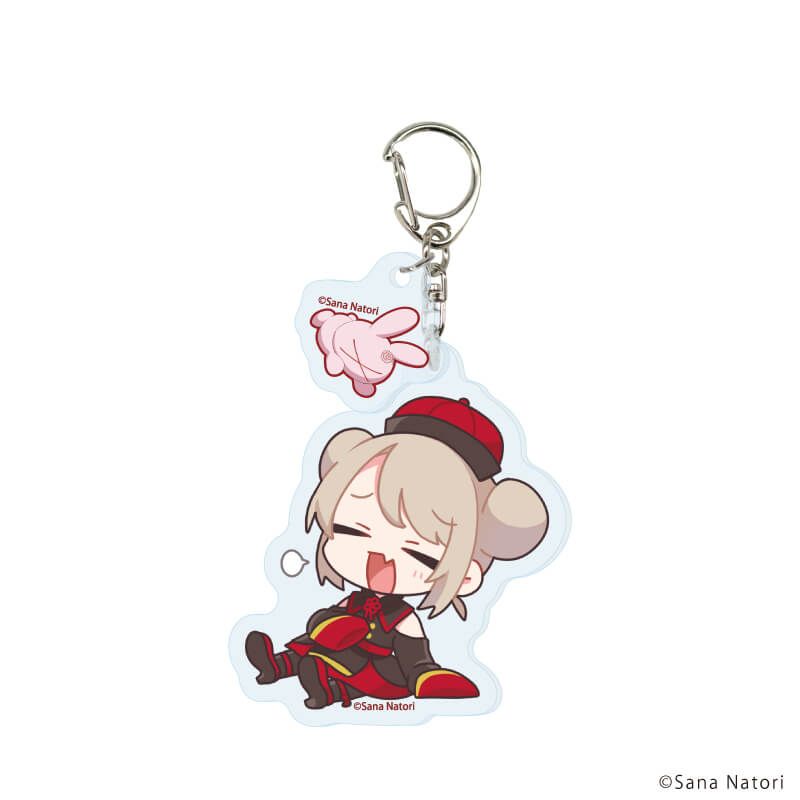 パーツ付きアクリルキーホルダー「名取さな×東京ラーメンストリート -めちゃうまラーメン探求道-」01/コンプリートBOX(全4種)(描き下ろしイラスト)