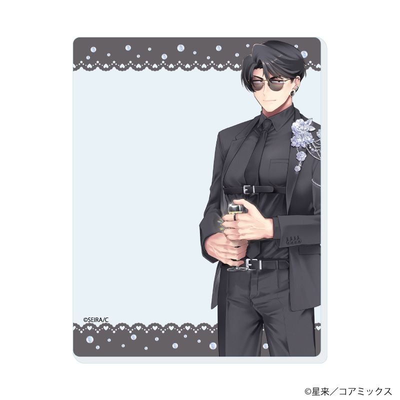 アクリルカード「ガチ恋粘着獣 〜ネット配信者の彼女になりたくて〜」01/パーティーver. ブラインド(12種)(描き下ろしイラスト)