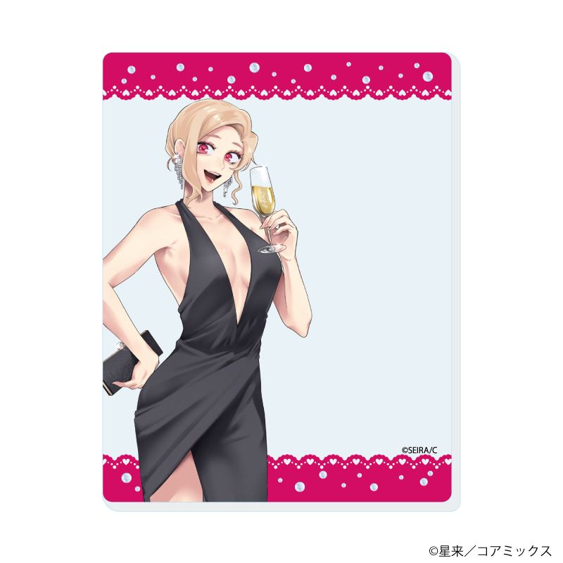 アクリルカード「ガチ恋粘着獣 〜ネット配信者の彼女になりたくて〜」01/パーティーver. ブラインド(12種)(描き下ろしイラスト)