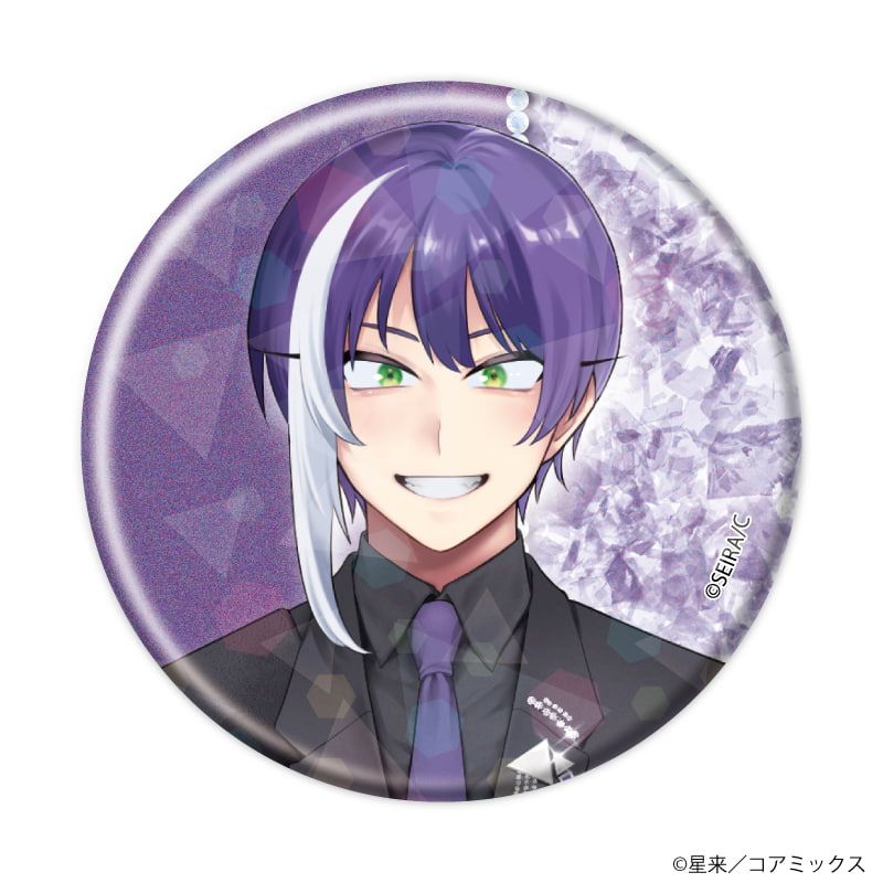 ホログラム缶バッジ(57mm)「ガチ恋粘着獣 〜ネット配信者の彼女になりたくて〜」01/パーティーver. ブラインド(12種)(描き下ろしイラスト)