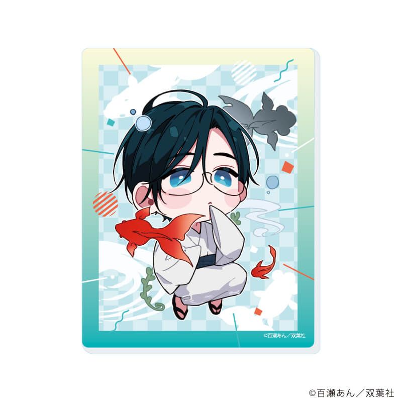 アクリルカード「舌先から恋」01/夏祭りver. ブラインド(9種)(描き下ろしイラスト)