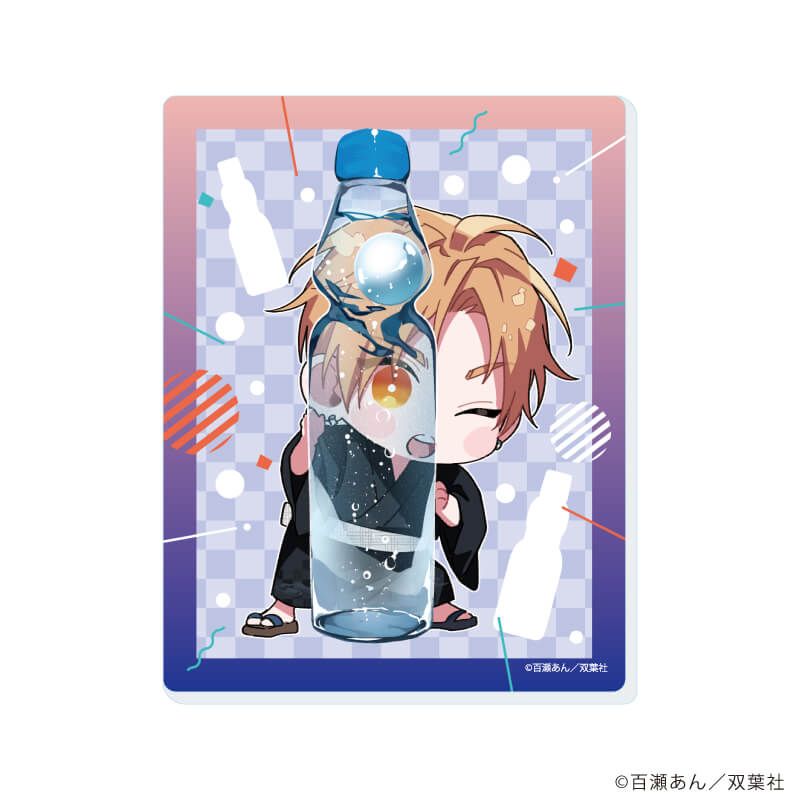 アクリルカード「舌先から恋」01/夏祭りver. ブラインド(9種)(描き下ろしイラスト)