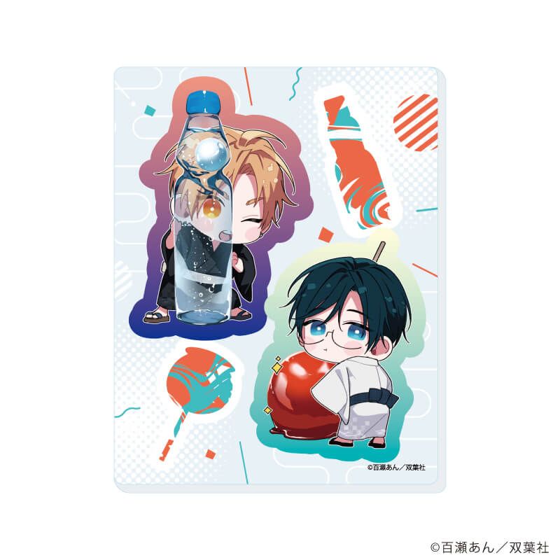 アクリルカード「舌先から恋」01/夏祭りver. ブラインド(9種)(描き下ろしイラスト)