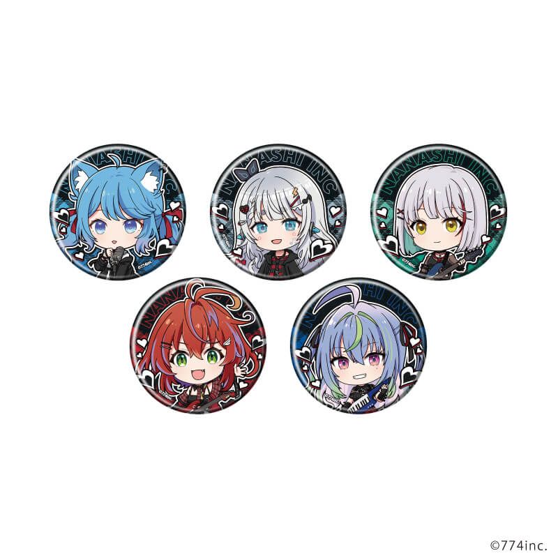 缶バッジ「ななしいんく」04/ブラインド(5種)(ミニキャライラスト)