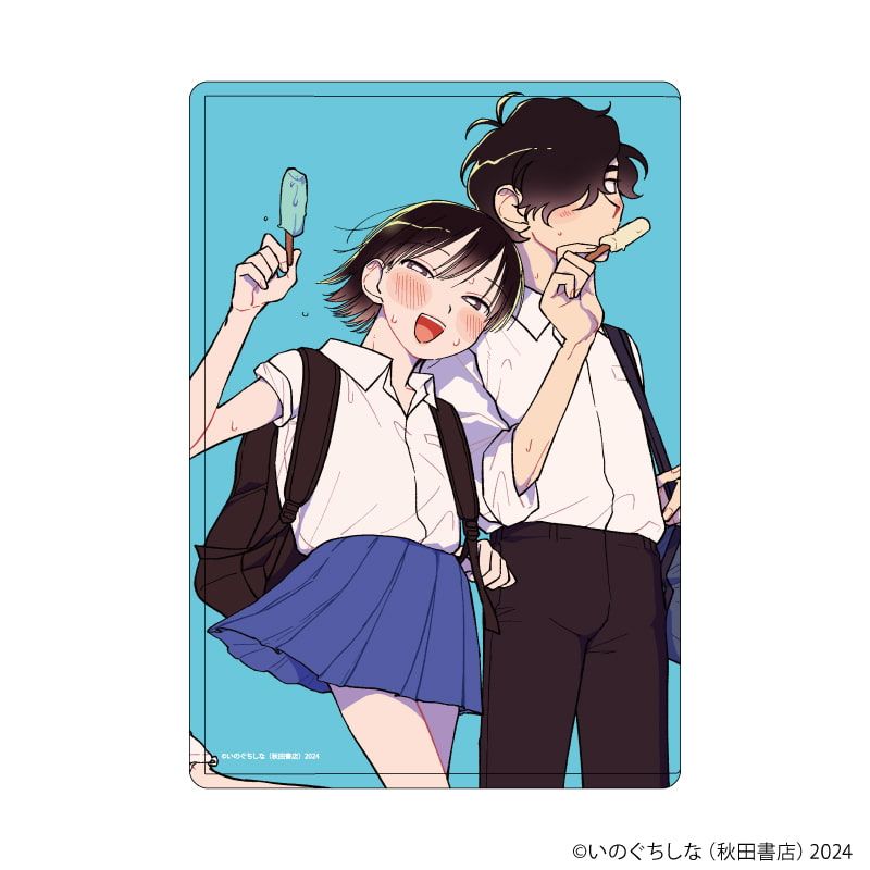 キャラクリアケース「まどわせないで矢守くん」01/森&矢守 (公式イラスト)