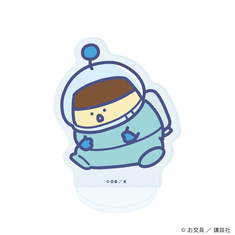 アクリルぷちスタンド「お文具といっしょ」25/宇宙探検ver.　ブラインド(5種)(描き下ろしイラスト)