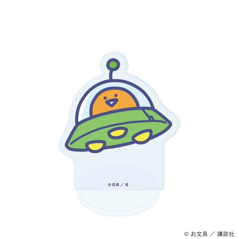 アクリルぷちスタンド「お文具といっしょ」25/宇宙探検ver.　ブラインド(5種)(描き下ろしイラスト)