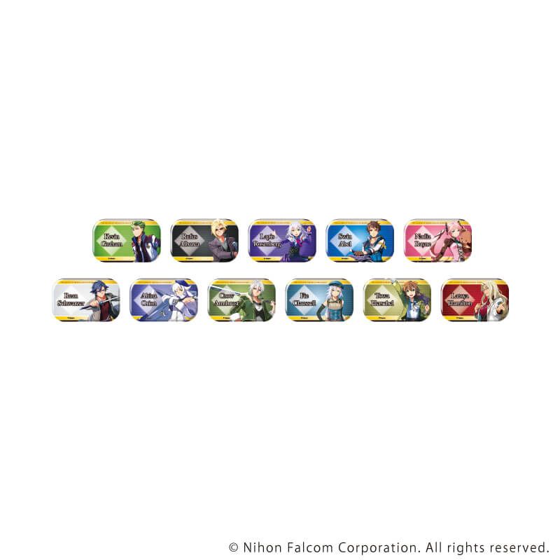 スクエア缶バッジ(横長)「英雄伝説 界の軌跡」02/コンプリートBOX(全11種)(公式イラスト)