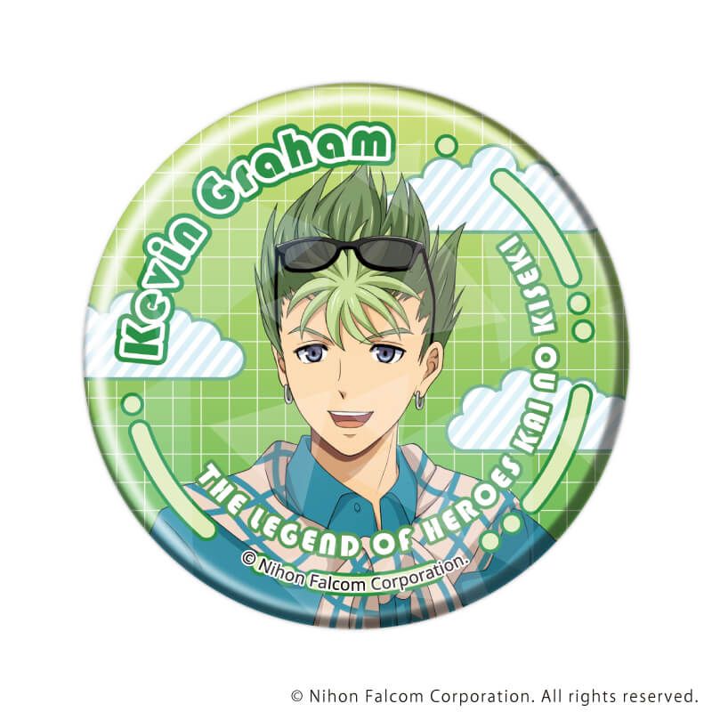 ホログラム缶バッジ「英雄伝説 界の軌跡」01/ニューレトロver. ブラインド(5種)(描き起こしイラスト)